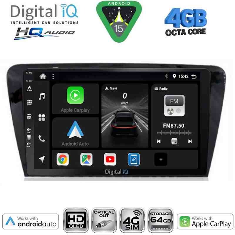 DIGITAL IQ BXK 19597_CPAA (10inc) MULTIMEDIA TABLET for SKODA OCTAVIA 7 mod. 2013-2021
