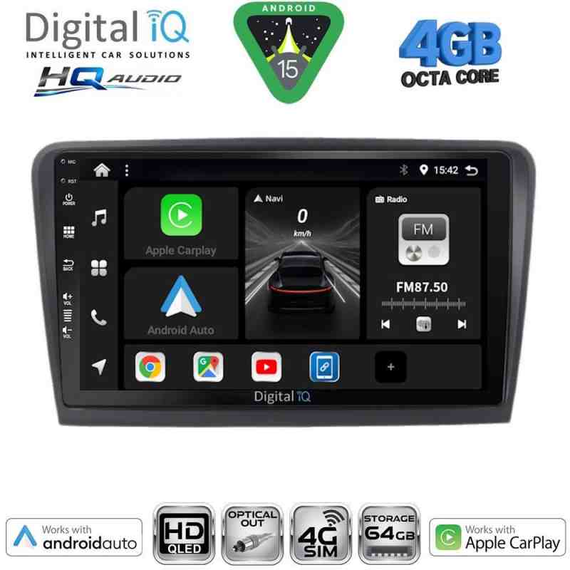 DIGITAL IQ BXK 19601_CPAA (9inc) MULTIMEDIA TABLET for SKODA RAPID mod. 2012-2023