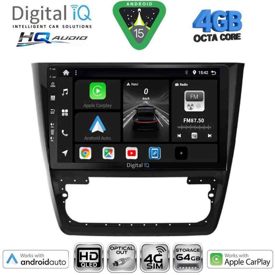 DIGITAL IQ BXK 19610_CPAA (10inc) MULTIMEDIA TABLET for SKODA YETI mod. 2014-2018