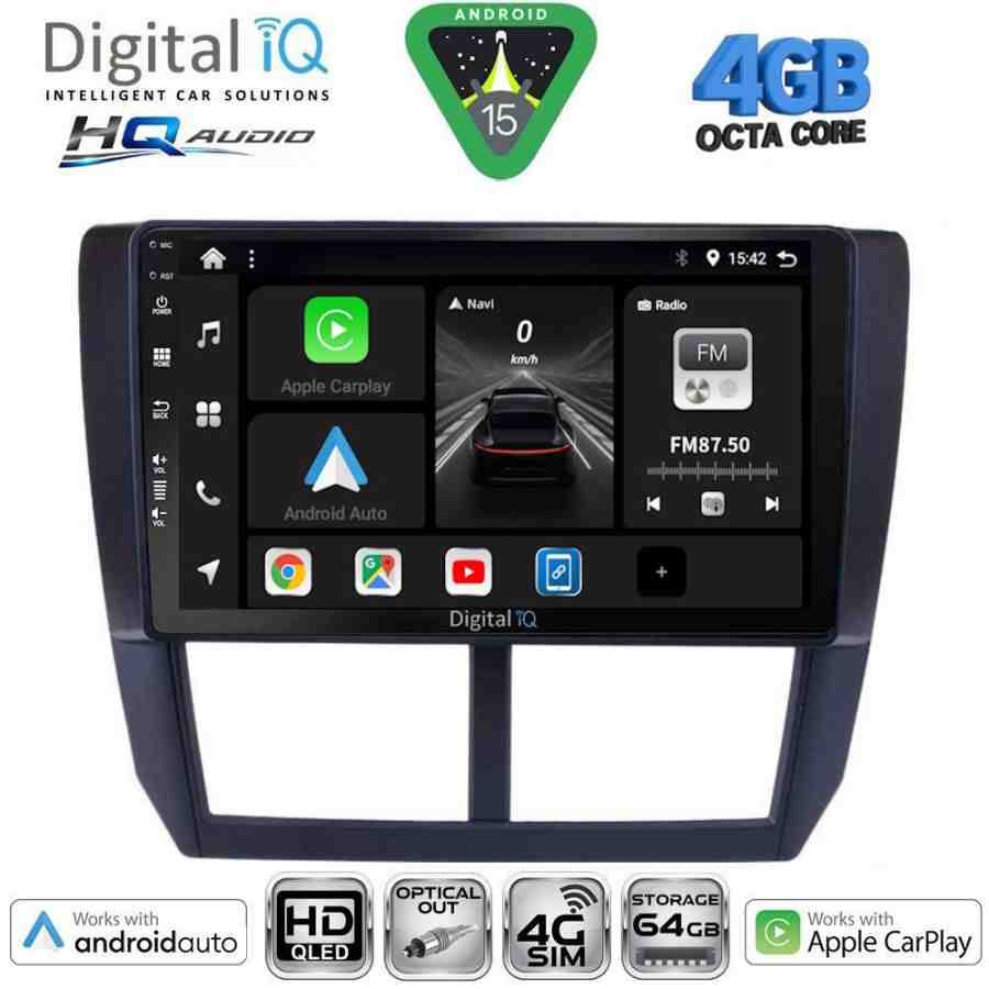 DIGITAL IQ BXK 19662_CPAA (9inc) MULTIMEDIA TABLET for SUBARU FORESTER - IMPREZA - XV mod. 2008-2013