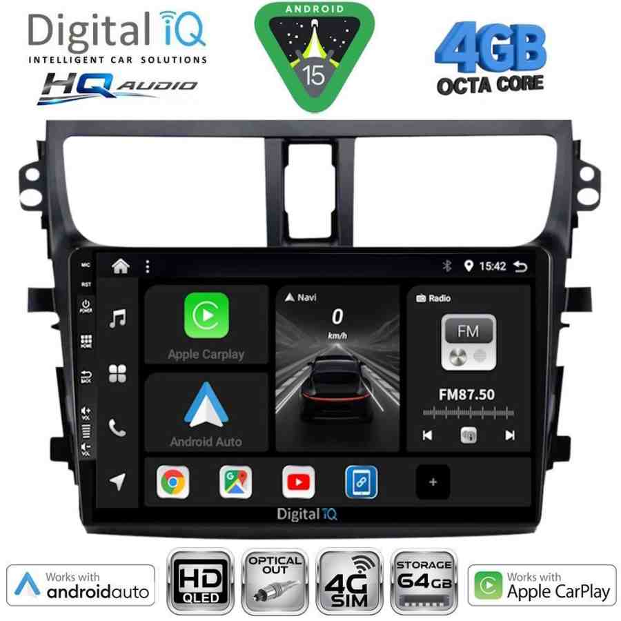 DIGITAL IQ BXK 19674_CPAA (9inc) MULTIMEDIA TABLET for SUZUKI CELERIO mod. 2015-2021