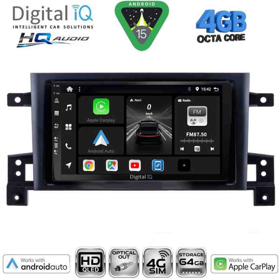 DIGITAL IQ BXK 19696_CPAA (9inc) MULTIMEDIA TABLET for SUZUKI GRAND VITARA mod. 2005-2015