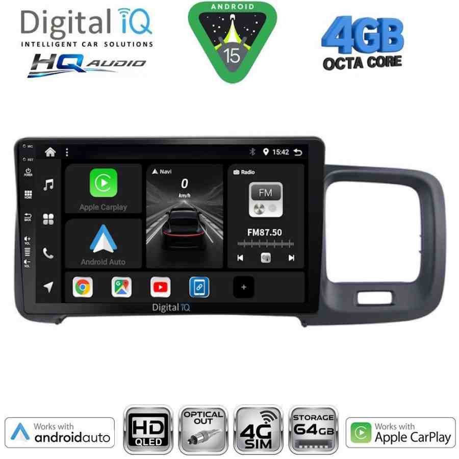 DIGITAL IQ BXK 19785_CPAA (9inc) MULTIMEDIA TABLET for VOLVO S60 mod. 2010-2018