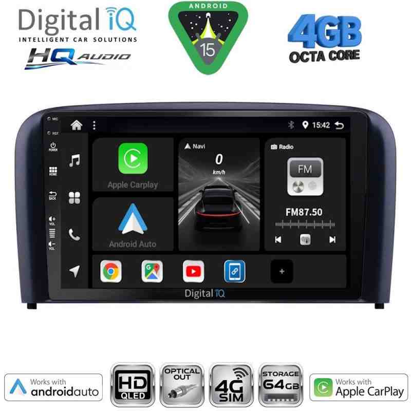 DIGITAL IQ BXK 19786_CPAA (9inc) MULTIMEDIA TABLET for VOLVO S80 mod. 1998-2006