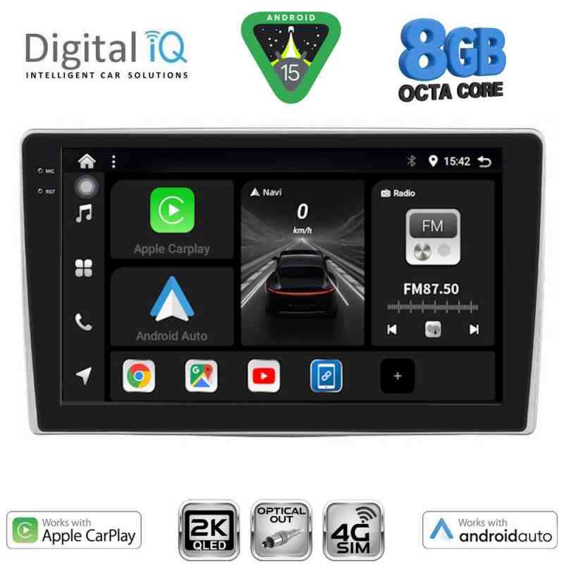 DIGITAL IQ BXK 20028_CPAA (9inc) MULTIMEDIA TABLET for ALFA ROMEO MITO mod. 2008-2018