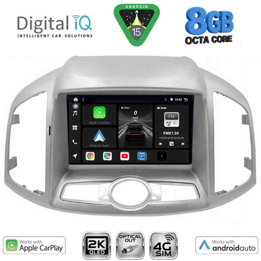 DIGITAL IQ BXK 20071_CPAA (10inc) MULTIMEDIA for CHEVROLET CAPTIVA mod. 2012-2018