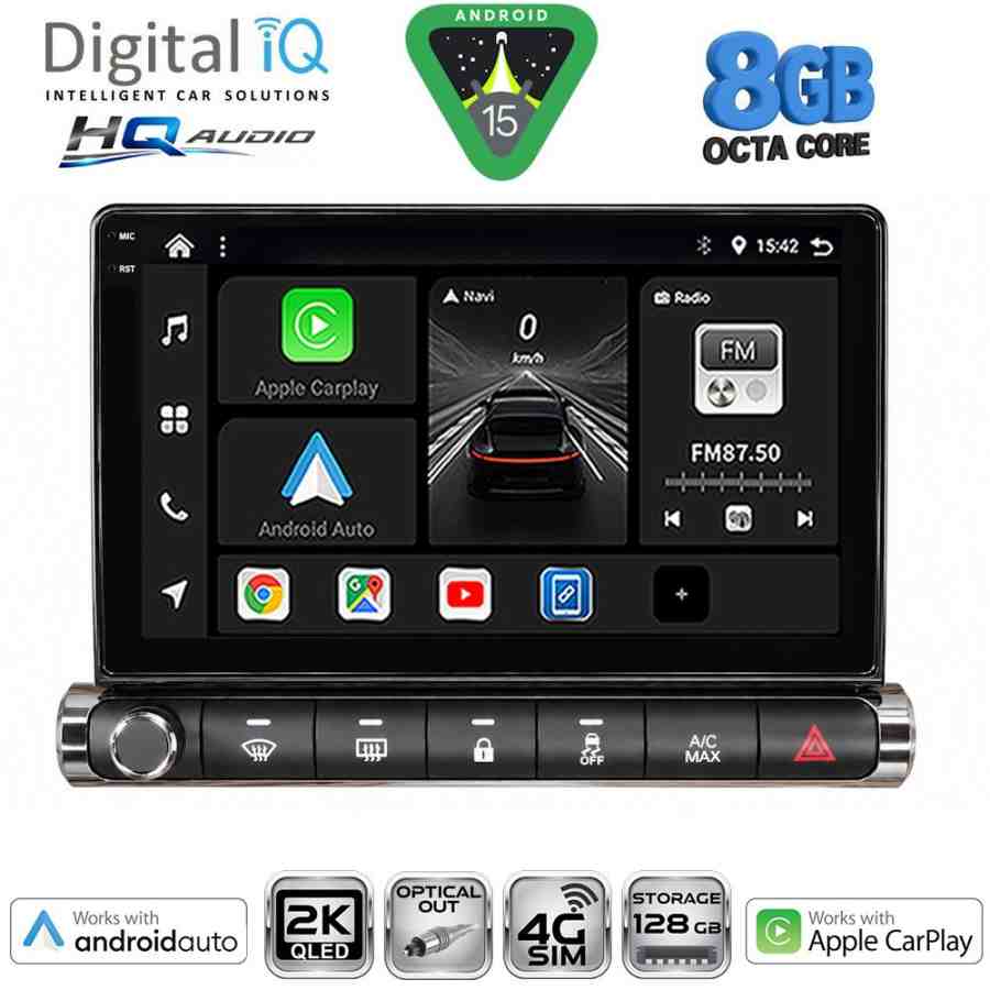 DIGITAL IQ BXK 20089H_CPAA (9inc) MULTIMEDIA TABLET for CITROEN C4 CACTUS mod. 2014-2021 High Version