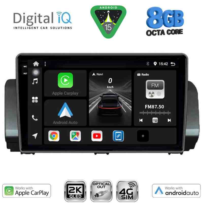 DIGITAL IQ BXK 20109_CPAA (9inc) MULTIMEDIA TABLET for DACIA LOGAN - SANDERO - JOGGER mod. 2020-2026