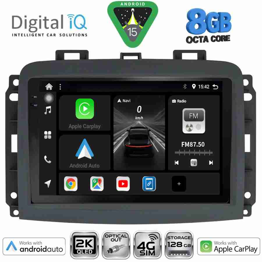 DIGITAL IQ BXK 20132_CPAA (10inc) MULTIMEDIA TABLET for FIAT 500L mod. 2012-2024