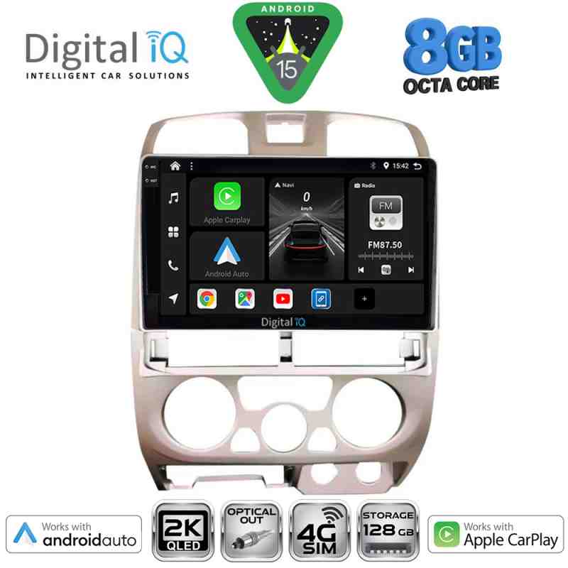 DIGITAL IQ BXK 20253SL_CPAA (9inc) MULTIMEDIA TABLET for ISUZU D-MAX mod. 2002-2008 (SILVER)
