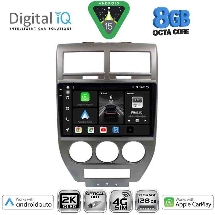 DIGITAL IQ BXK 20276_CPAA (10inc) MULTIMEDIA TABLET for JEEP COMPASS - PATRIOT mod. 2007-2016