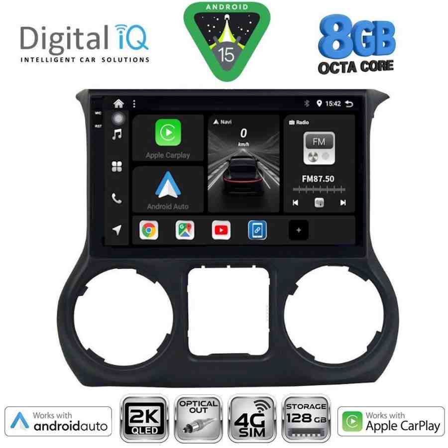 DIGITAL IQ BXK 20295_CPAA (10inc) MULTIMEDIA TABLET for JEEP WRANGLER  mod. 2011-2014