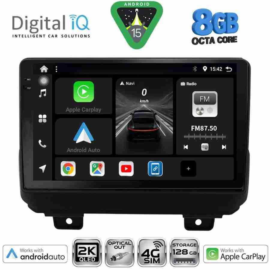 DIGITAL IQ BXK 20298_CPAA (9inc) MULTIMEDIA TABLET for JEEP WRANGLER mod. 2018>