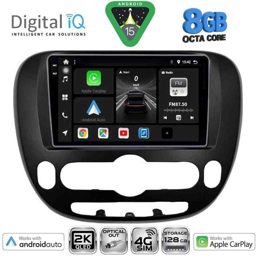 DIGITAL IQ BXK 20321_CPAA (9inc) MULTIMEDIA TABLET for KIA SOUL mod. 2014-2025