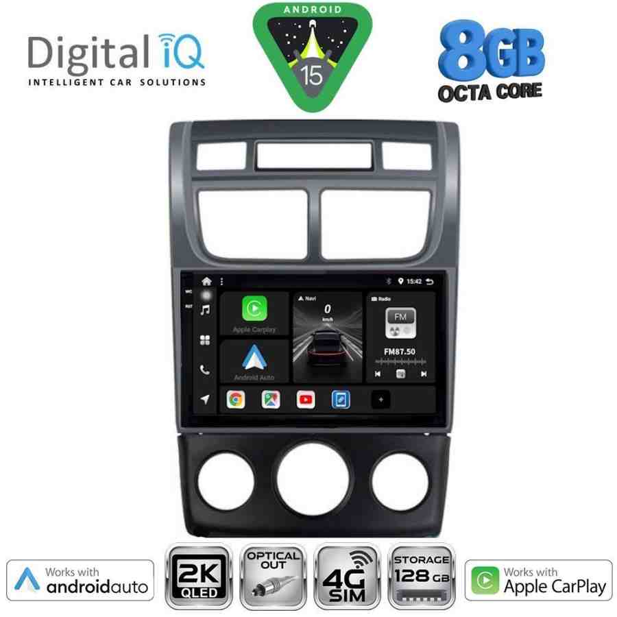 DIGITAL IQ BXK 20324BL_CPAA (CLIMA+A/C) (9inc) MULTIMEDIA TABLET for KIA SPORTAGE mod. 2004-2010