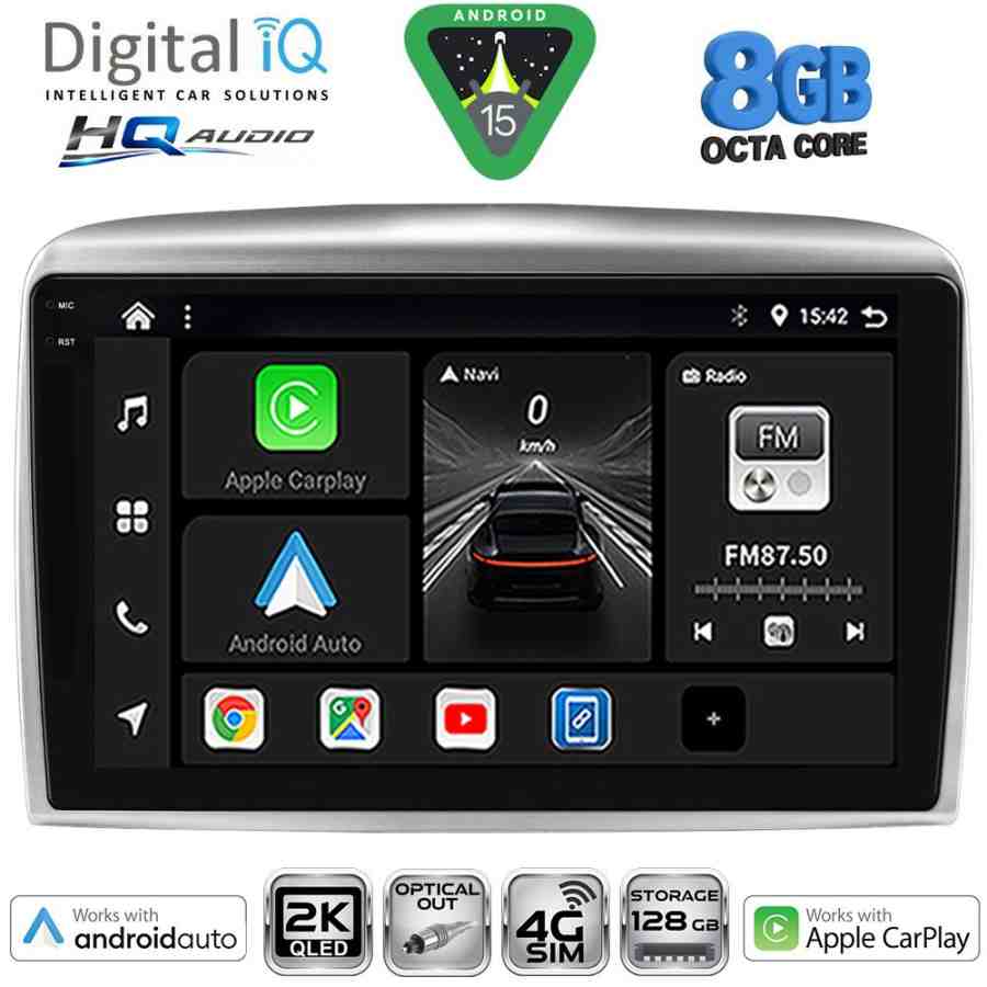 DIGITAL IQ BXK 20333_CPAA (9inc) MULTIMEDIA TABLET for LANCIA YPSILON mod. 2006-2011
