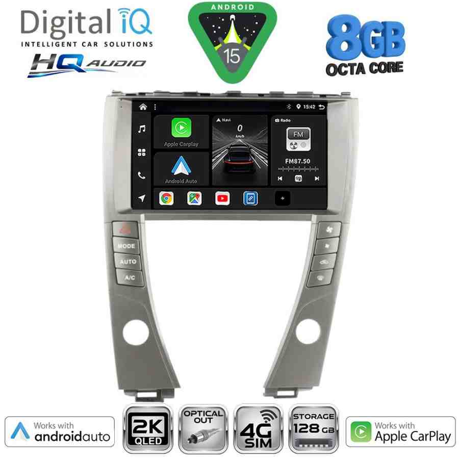 DIGITAL IQ BXK 20342B_CPAA (9inc) MULTIMEDIA TABLET for LEXUS ES mod. 2006-2013