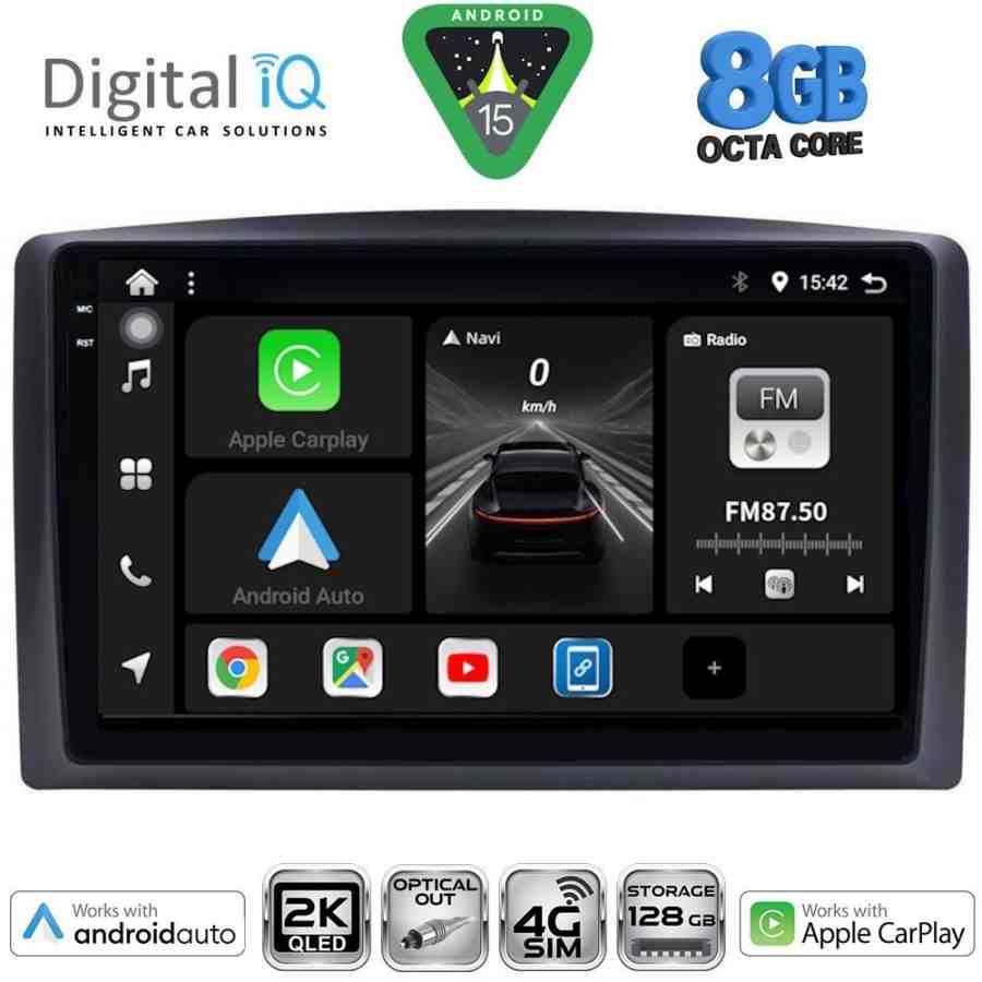 DIGITAL IQ BXK 20421_CPAA (10inc) MULTIMEDIA TABLET for MERCEDES VITO – VIANO  (W447) mod. 2015-2022