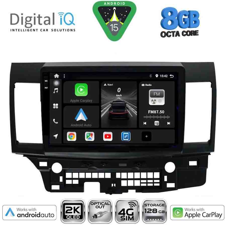 DIGITAL IQ BXK 20434_CPAA (10inc) MULTIMEDIA TABLET for MITSUBISHI LANCER mod. 2008-2017