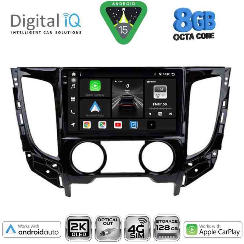 DIGITAL IQ BXK 20437_CPAA A/C (9inc) MULTIMEDIA TABLET for MITSUBISHI L200 mod. 2015-2019 with A/C