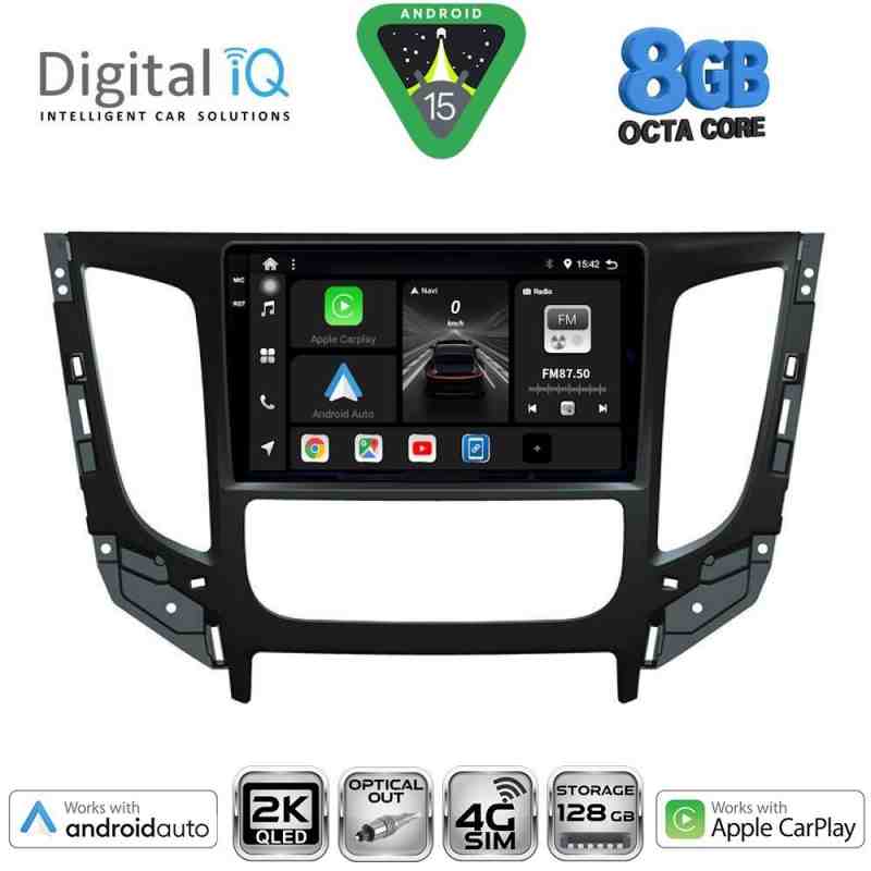 DIGITAL IQ BXK 20437_CPAA CLIMA (9inc) MULTIMEDIA TABLET for MITSUBISHI L200 mod. 2015-2019 with CLIMA