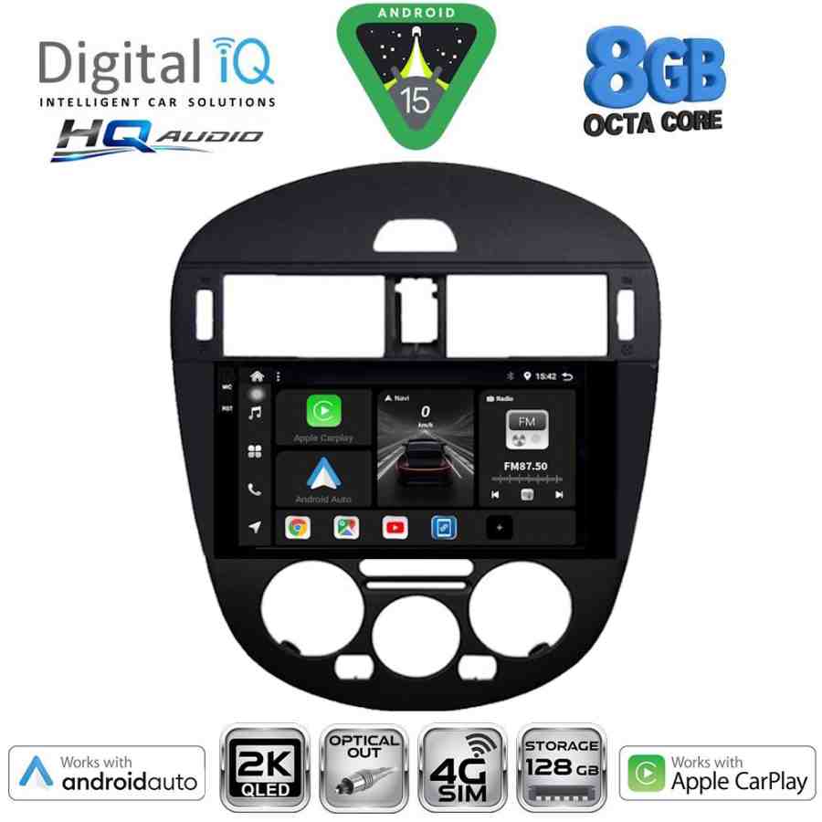 DIGITAL IQ BXK 20470AC_CPAA (9inc) MULTIMEDIA TABLET for NISSAN PULSAR mod. 2014-2020 with A/C