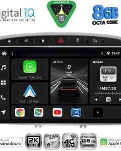 DIGITAL IQ BXK 20513SL_CPAA (9inc) MULTIMEDIA TABLET for PEUGEOT 308 mod.2007-2012 - RCZ mod.2009-2015 (SILVER)