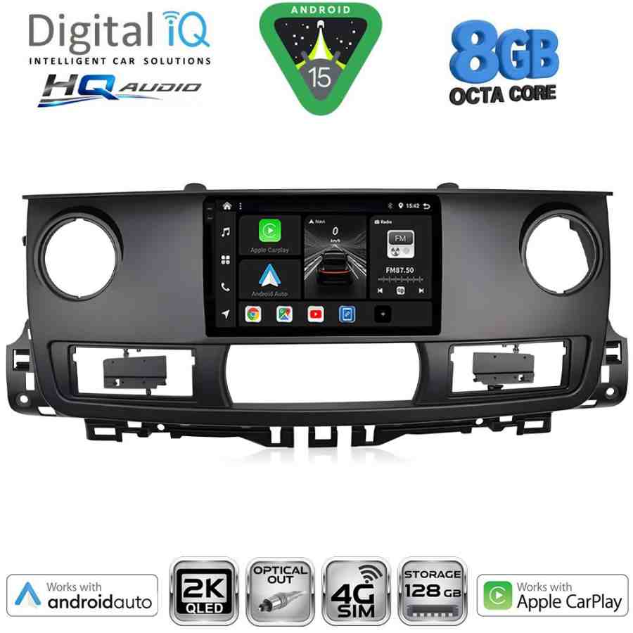 DIGITAL IQ BXK 20554_CPAA (9inc) MULTIMEDIA TABLET for RENAULT MASTER mod. 2003-2010