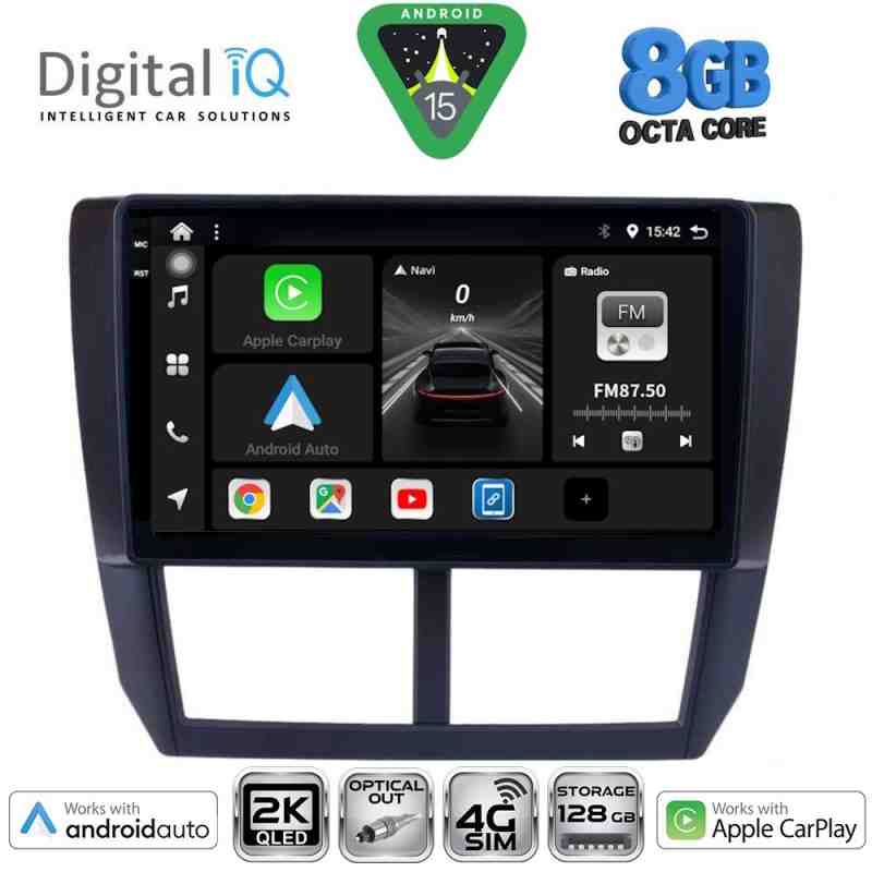 DIGITAL IQ BXK 20662_CPAA (9inc) MULTIMEDIA TABLET for SUBARU FORESTER - IMPREZA - XV mod. 2008-2013