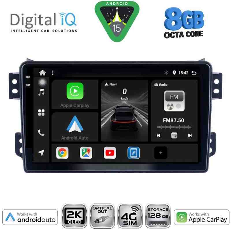 DIGITAL IQ BXK 20682_CPAA (9inc) MULTIMEDIA TABLET for OPEL AGILA - SUZUKI SPLASH mod. 2008-2018