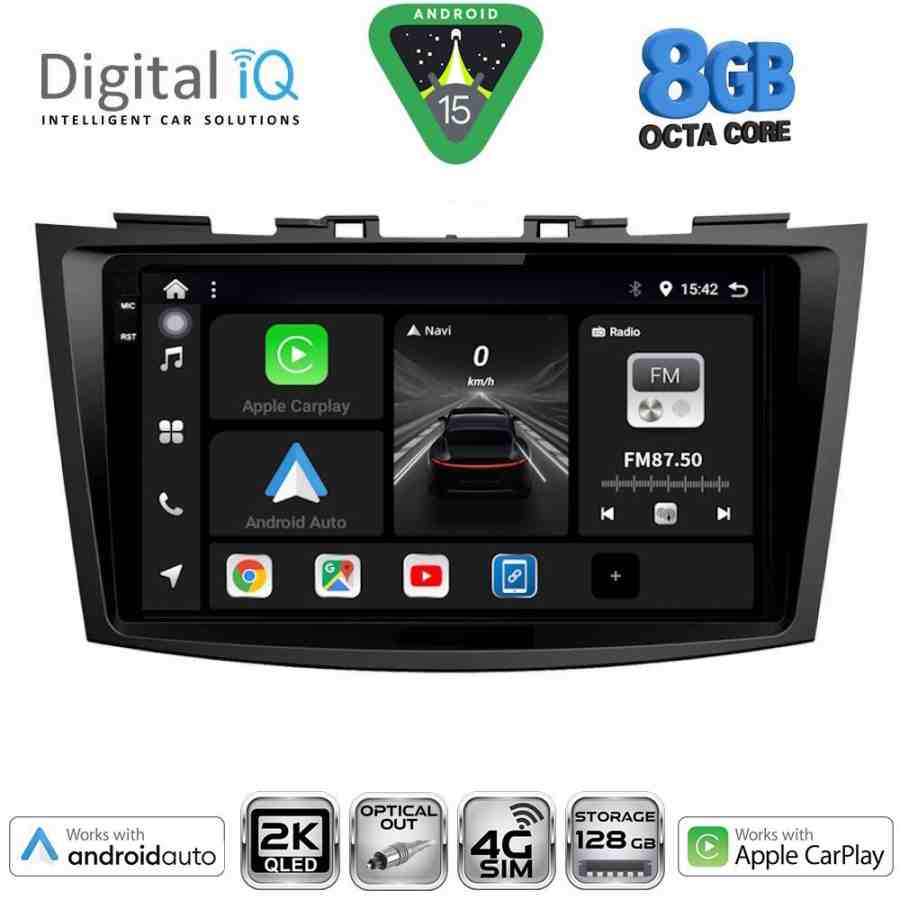 DIGITAL IQ BXK 20685_CPAA (9inc) MULTIMEDIA TABLET for SUZUKI SWIFT mod. 2011-2016