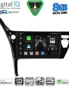 DIGITAL IQ BXK 20703B_CPAA (10inc) MULTIMEDIA TABLET for TOYOTA AURIS mod. 2015-2021