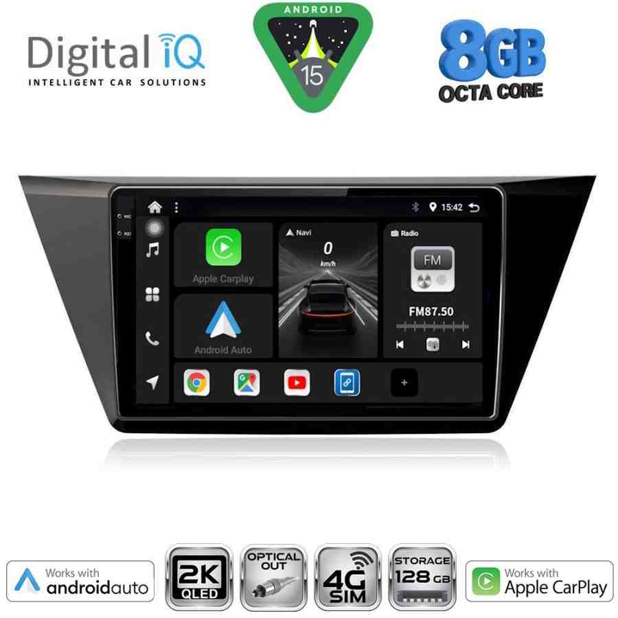 DIGITAL IQ BXK 20769_CPAA (10inc) MULTIMEDIA TABLET for VW TOURAN mod. 2016-2026