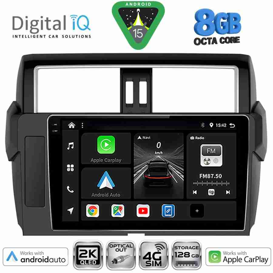 DIGITAL IQ BXK 20777_CPAA (10inc) MULTIMEDIA TABLET for TOYOTA PRADO mod. 2014-2017