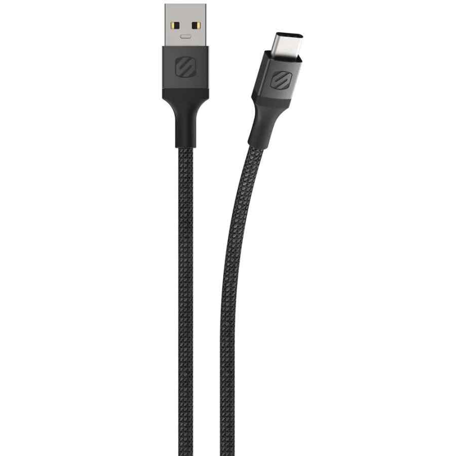 SCOSCHE CAB4-SP StrikeLine&#x2122; USB-A to USB-C Premium Braided Cable