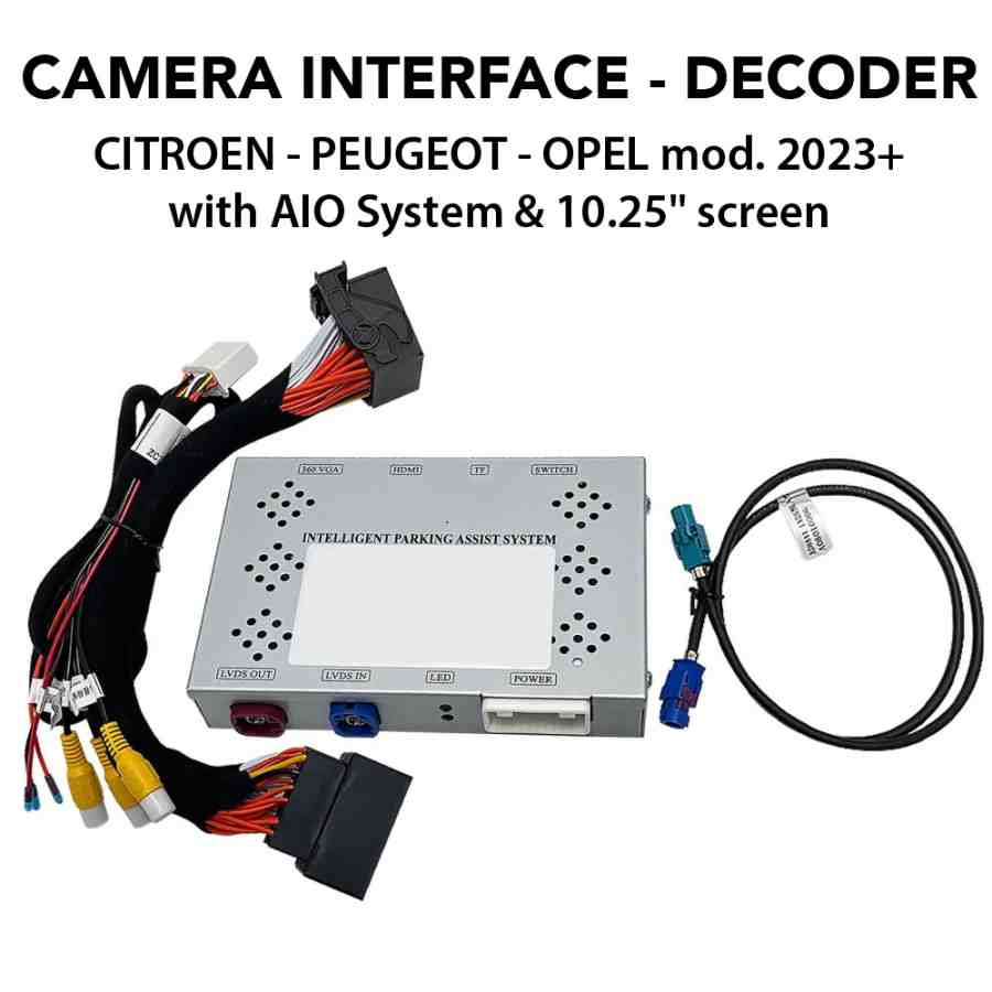 DIGITAL IQ CT 9887_CI (CAMERA INTERFACE for CITROEN - PEUGEOT - OPEL mod. 2023+ with AIO System & 10.25'' screen)