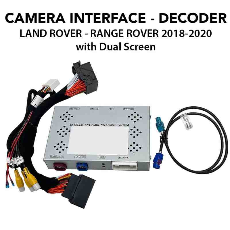 DIGITAL IQ LR 9845 Cl for LAND ROVER mod. 2018-2020 (CAMERA INTERFACE for Dual Screen (Rear View Model) )