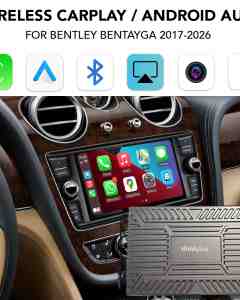 LENOVO LTP BL 9014F CPAΑ (WIRELESS CARPLAY / ANDROID AUTO BOX with 2 CAMERA IN for BENTLEY BENTAYGA mod. 2017-2026)