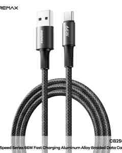 REMAX CB25-AC BLACK 66W FAST CHARGING CABLE (USB-A to USB-C)