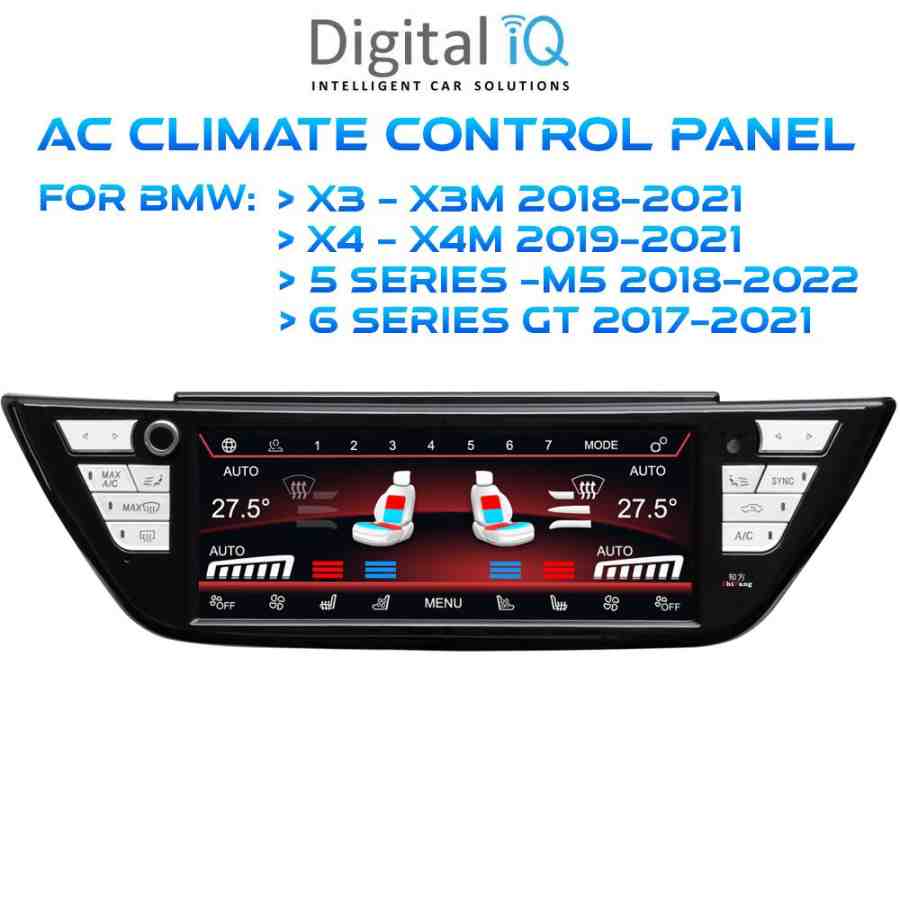 DIGITAL IQ FZ 2025_CC (TOUCHSCREEN CLIMATE CONTROL PANEL (8.8") for BMW X3 - X4 - S.5 - S.6 mod 2017-2022)