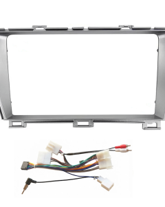 DIQ CR0726SL RHD (FRAME 9" SILVER for TOYOTA PRIUS mod. 2009-2015)