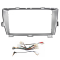 DIQ CR0726SL RHD (FRAME 9" SILVER for TOYOTA PRIUS mod. 2009-2015)