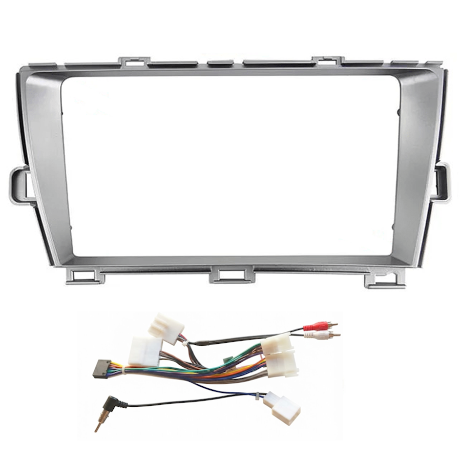 DIQ CR0726SL RHD (FRAME 9" SILVER for TOYOTA PRIUS mod. 2009-2015)