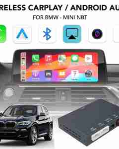 DIGITAL IQ BM 005W CPAA (CARPLAY / ANDROID AUTO BOX for BMW- MINI NBT with 2 cameras input - FRONT REAR)