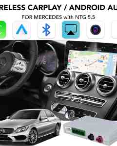 LENOVO LTP BZ2504F CPAA (WIRELESS CARPLAY / ANDROID AUTO BOX for MERCEDES mod. 2017-2021 with NTG 5.5 with 10.25" screen - with 2 CAMERAS)