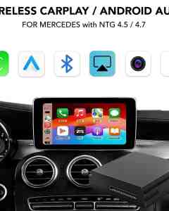 LENOVO LTP BZK03 CPAA (WIRELESS CARPLAY / ANDROID AUTO BOX for MERCEDES mod. 2012-2015 with NTG 4.5/4.7 with BECKER NAVI DOCK - CAMERA IN)