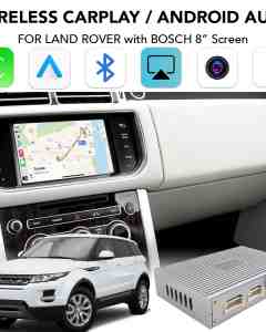 LENOVO LTP LH 3715F CPAA (WIRELESS CARPLAY / ANDROID AUTO BOX with 2 CAMERA IN for JAGUAR - LAND ROVER mod. 2016-2019 with BOSCH 8" Screen)