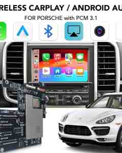 LENOVO LTP BSJ 9013W CPAA (WIRELESS CARPLAY / ANDROID AUTO BOX with 2 CAMERA IN for PORSCHE mod. 2010-2016 with PCM 3.1)