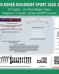DiQ AMBIENT LR DISCOVERY SPORT L550 TRIM mod. 2019> (Digital iQ Ambient Light for LAND ROVER DISCOVERY SPORT mod. 2019> with 27 Lights)