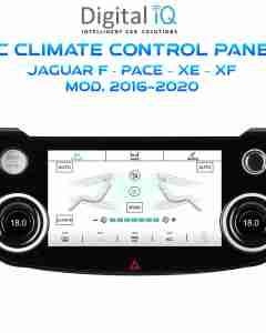 DIGITAL IQ FZ 2013_CL - TOUCHSCREEN CLIMATE CONTROL PANEL 7" for JAGUAR F - PACE - XE - XF mod. 2016-2020